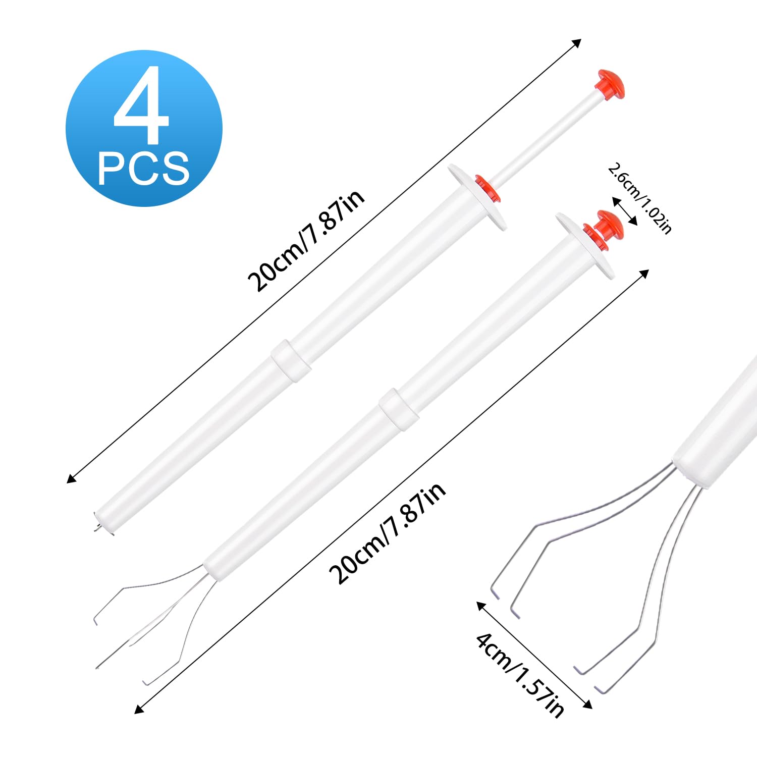 Amazon.com | Tophoniex 4PCS Pickle Picker Deluxe Pickle Pincher